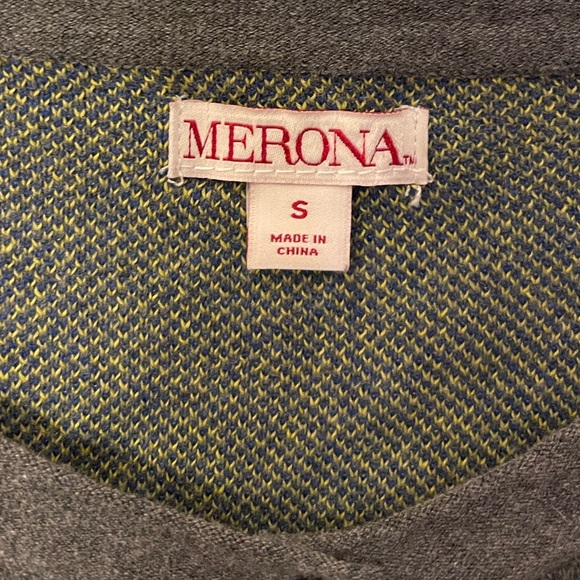 Merona button up cardigan sweater w/design - Picture 2 of 3